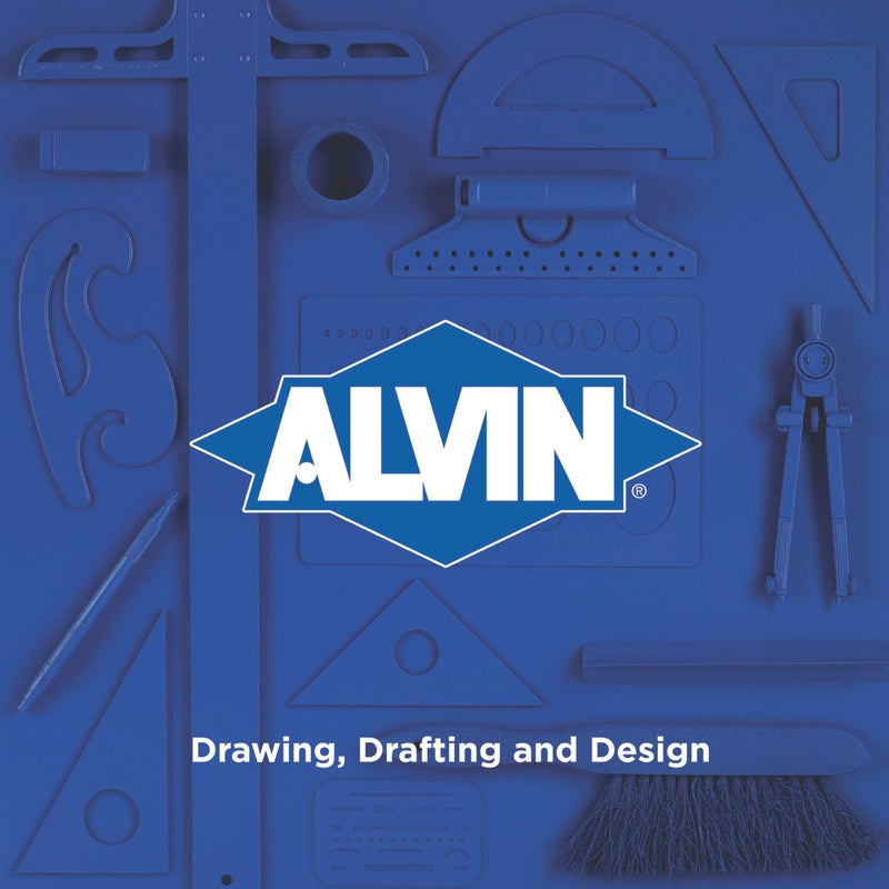 ALVIN TD400, Isometric Ellipse Guide Template, Plastic Drawing and Drafting Tool, Great for Students and Professionals Alike - 6.125" x 10" x .030" - Image 4